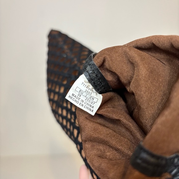 Elegant Black Mesh Ankle Boots - Picture 7 of 8